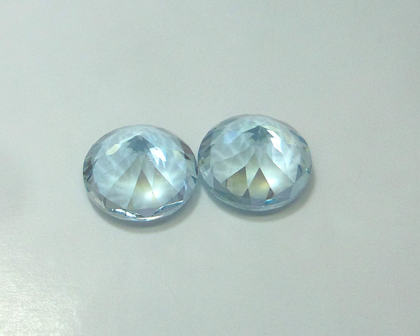 7 mm Natural Aquamarine Round Cut Gemstone, AAA Calibrated Aquamarine, Medium Blue