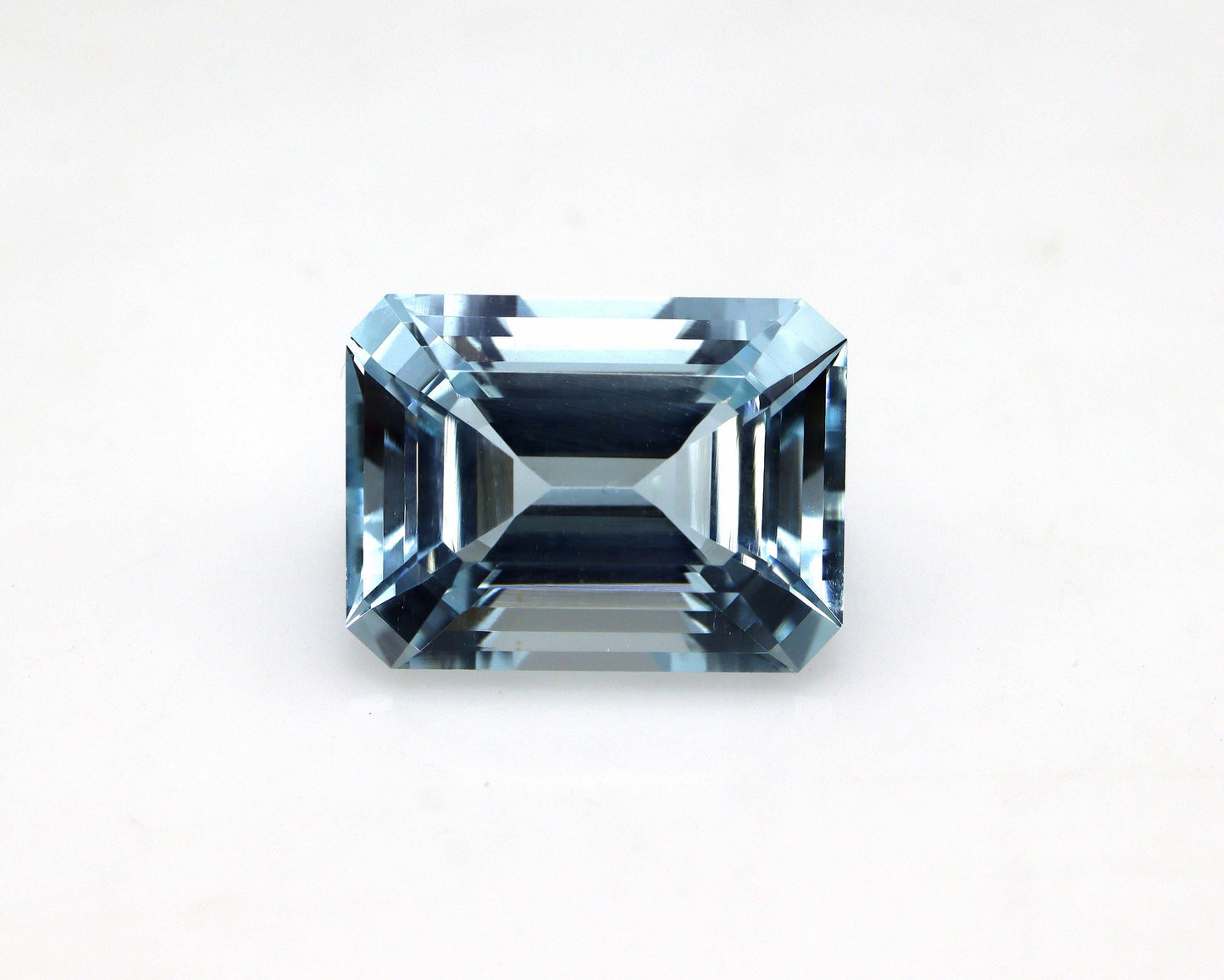 Natural Aquamarine Emerald Cut Gemstone, 8.1 Ct March Birthstone, Custom Made Fine Jewelry, Engagement Ring Stone, 14x10.5x8.2 mm, Big Gem