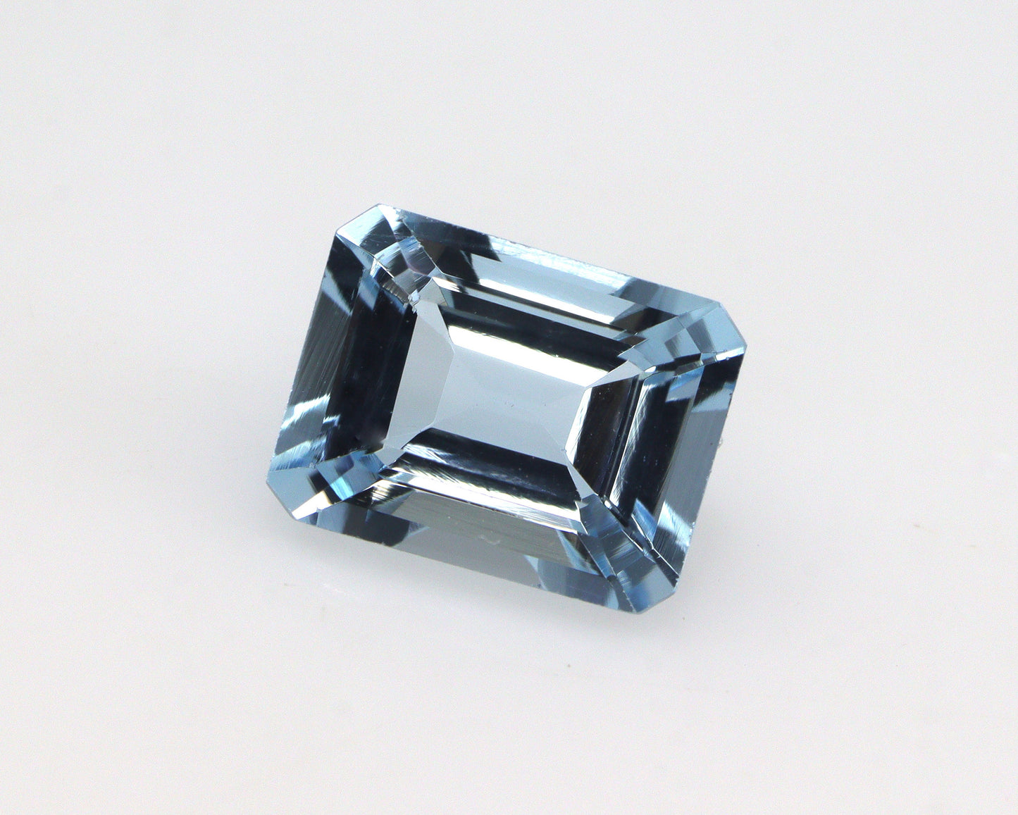 AAA 1.8 Ct Natural Aquamarine Emerald Cut, 8.5x6.6 mm Medium Blue Octagon Gemstone, Aquamarine Ring Stone, March Birthstone Jewelry