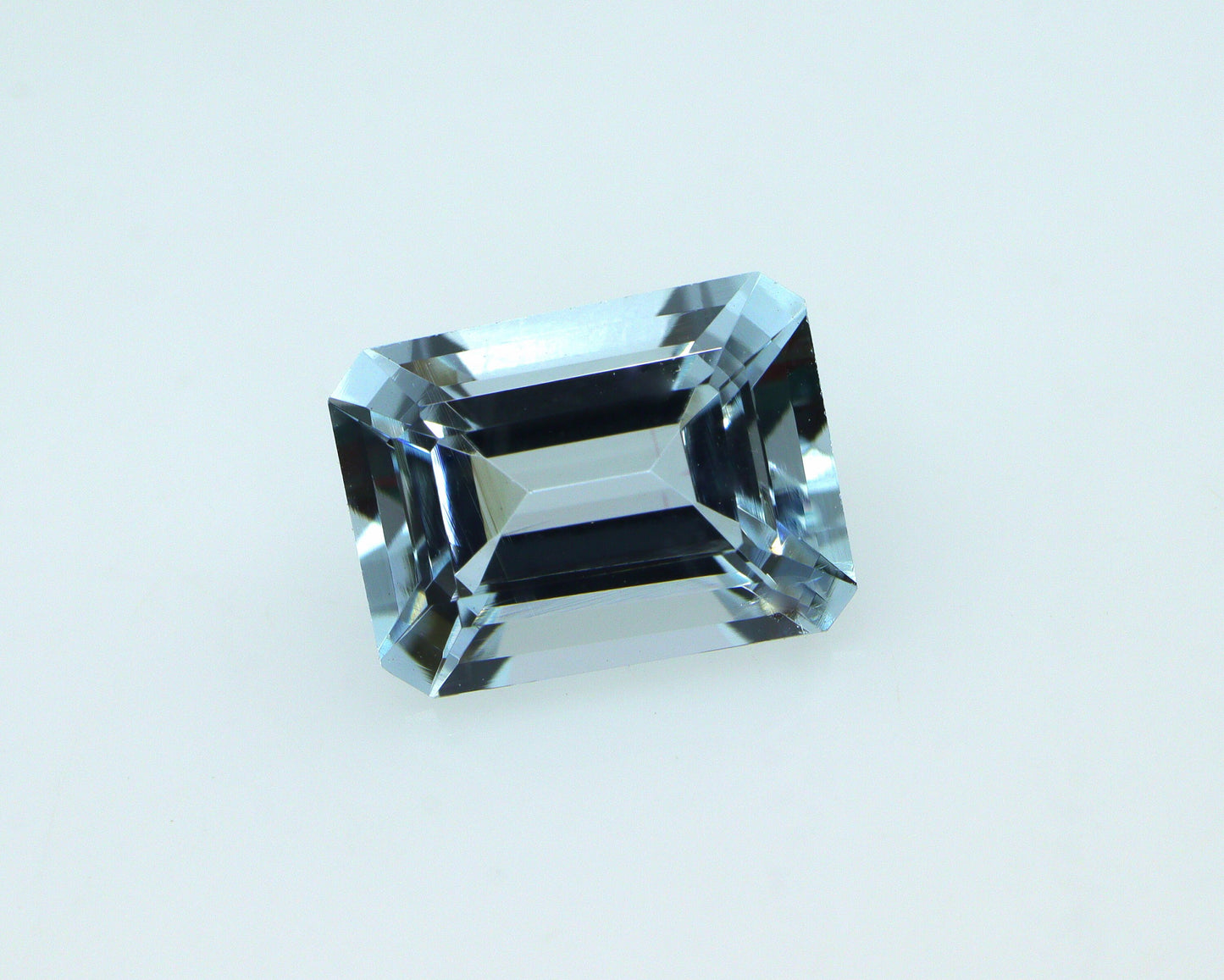 1.6 Ct Aquamarine Emerald Cut, Light Blue Natural Gem, Eye Clean Aquamarine for Ring or Pendant, Dainty Engagement Stone, Solitaire Ring Gem