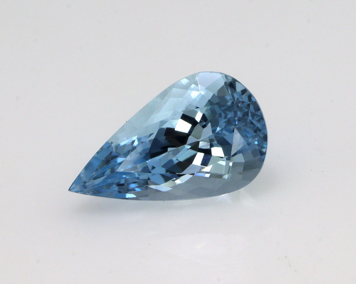 2.28 Ct Dark Blue Aquamarine Pear Cut | AAA+ Natural Gemstone | Loupe Clean | March Birthstone | Aquamarine for Engagement Ring