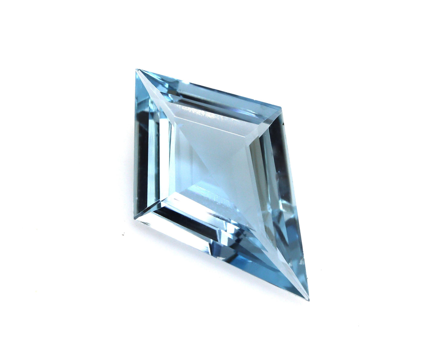 3 Ct AAA Aquamarine Kite Cut 19x11 mm | Exclusive Diamond Shape Natural Gemstone, Designer Cut for Custom Jewelry