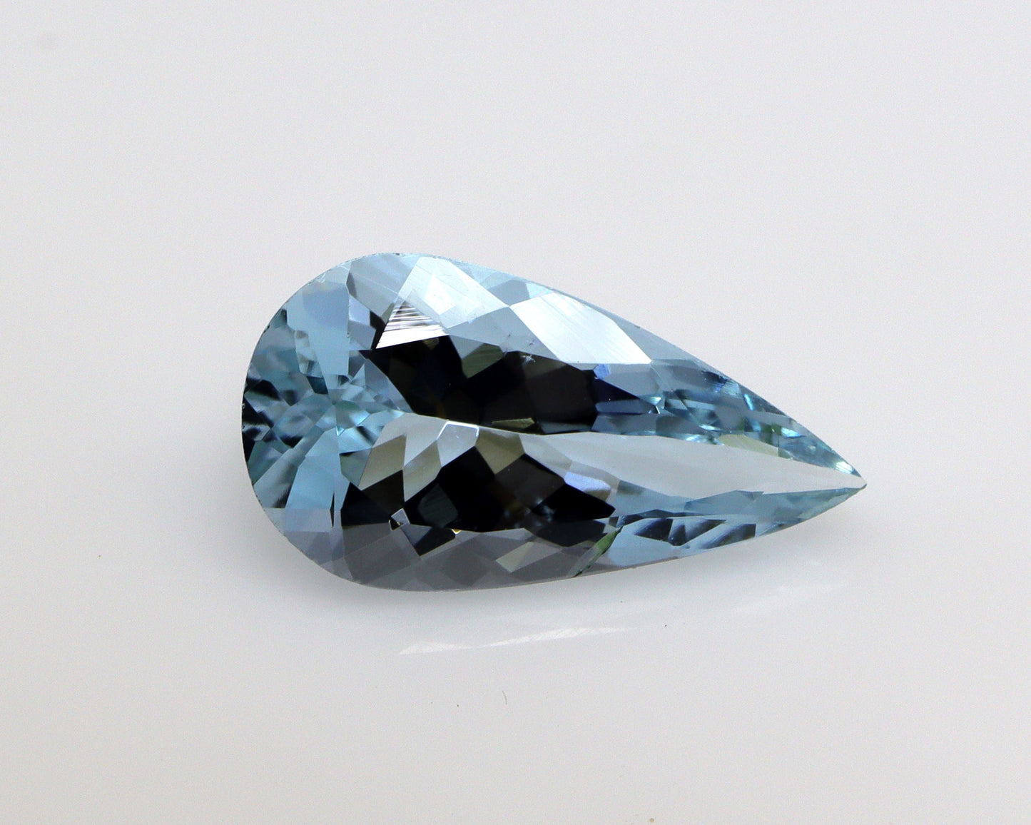 2.5 Ct AAA Natural Aquamarine Pear – Medium Blue VVS – Unheated Untreated March Birthstone – Loose Aquamarine for Custom Jewelry