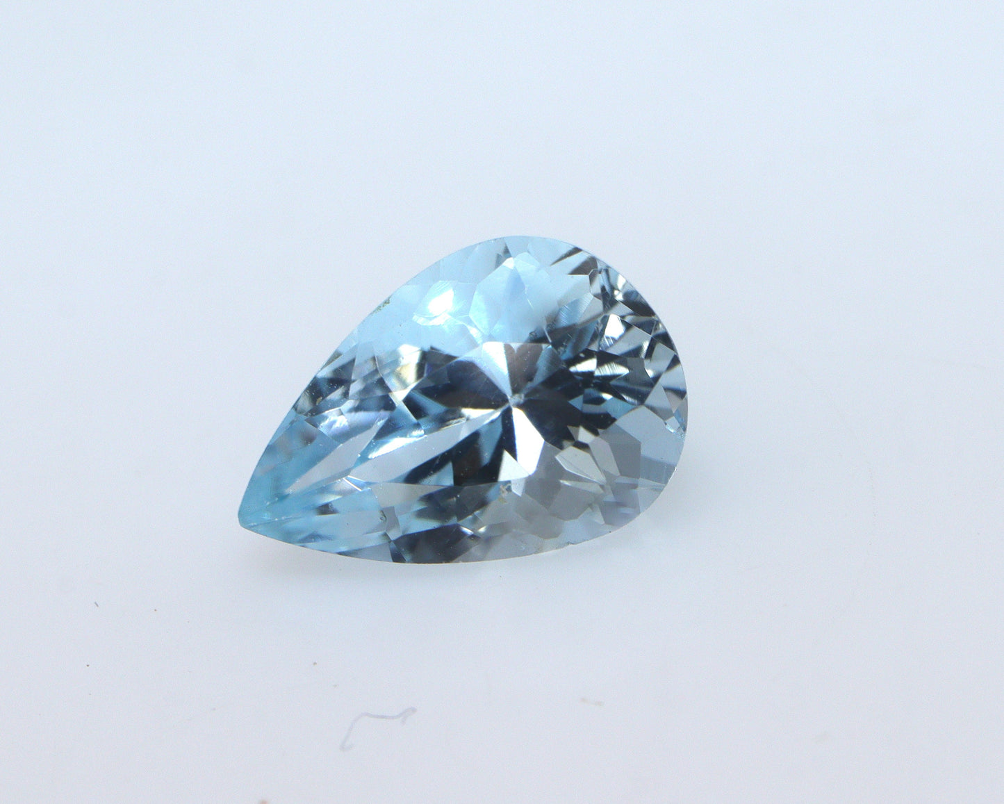 AAA Natural Aquamarine Pear 9x6 mm | 1.3 Ct Blue Gemstone | No Heat Untreated Aquamarine | March Birthstone | Engagement Ring Supply