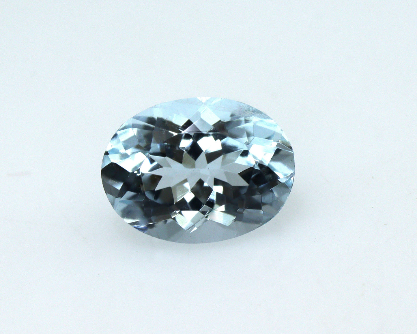 8×6 mm AAA+ Natural Aquamarine Oval Cut | 1.33 Ct No Heat African Loose Gemstone for Ring & Pendant