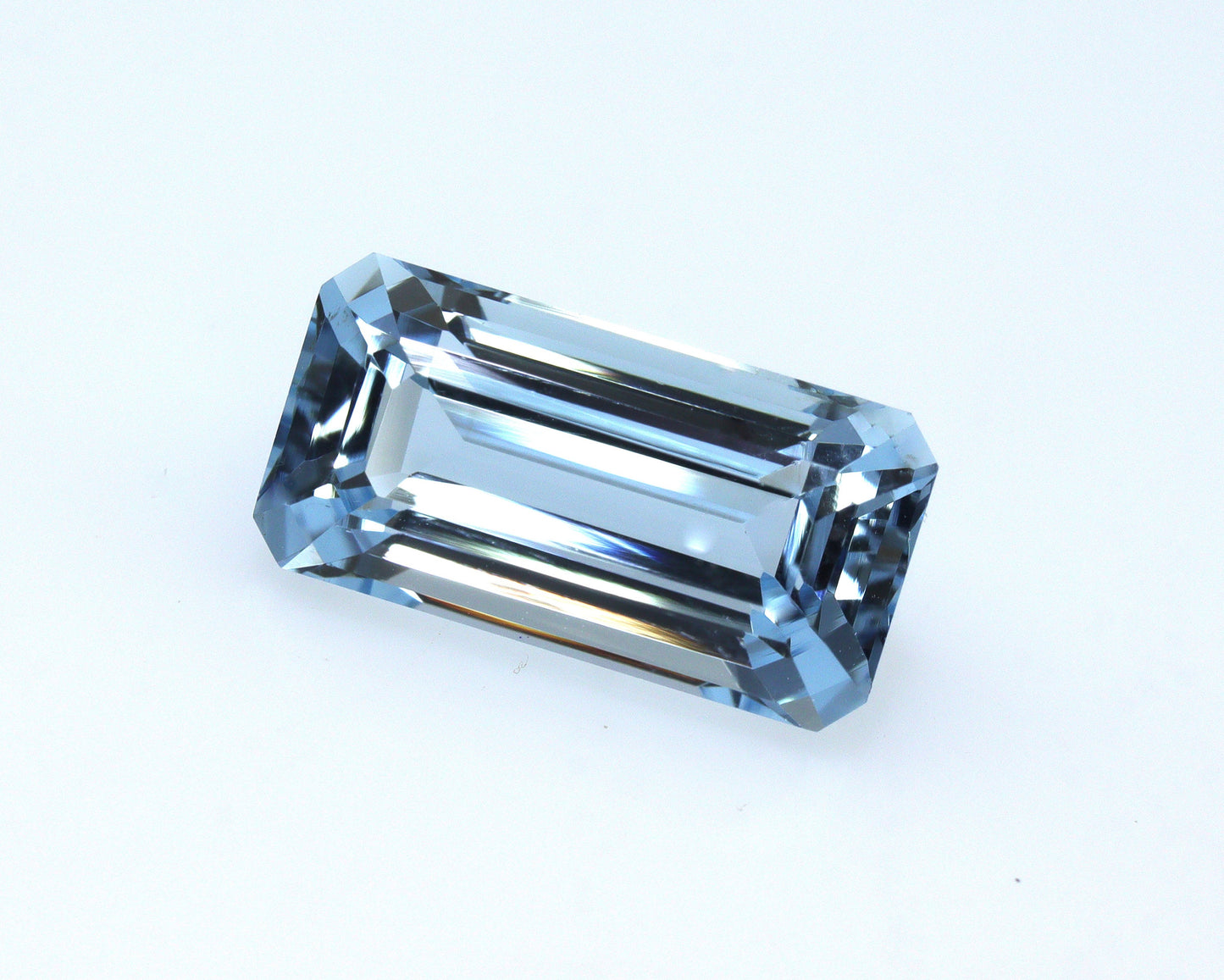 2.6 Ct Aquamarine Baguette Cut Gemstone, Vibrant Blue 11.2x5.8 mm Aquamarine, AAA Rectangle Aquamarine for Pendant or Ring