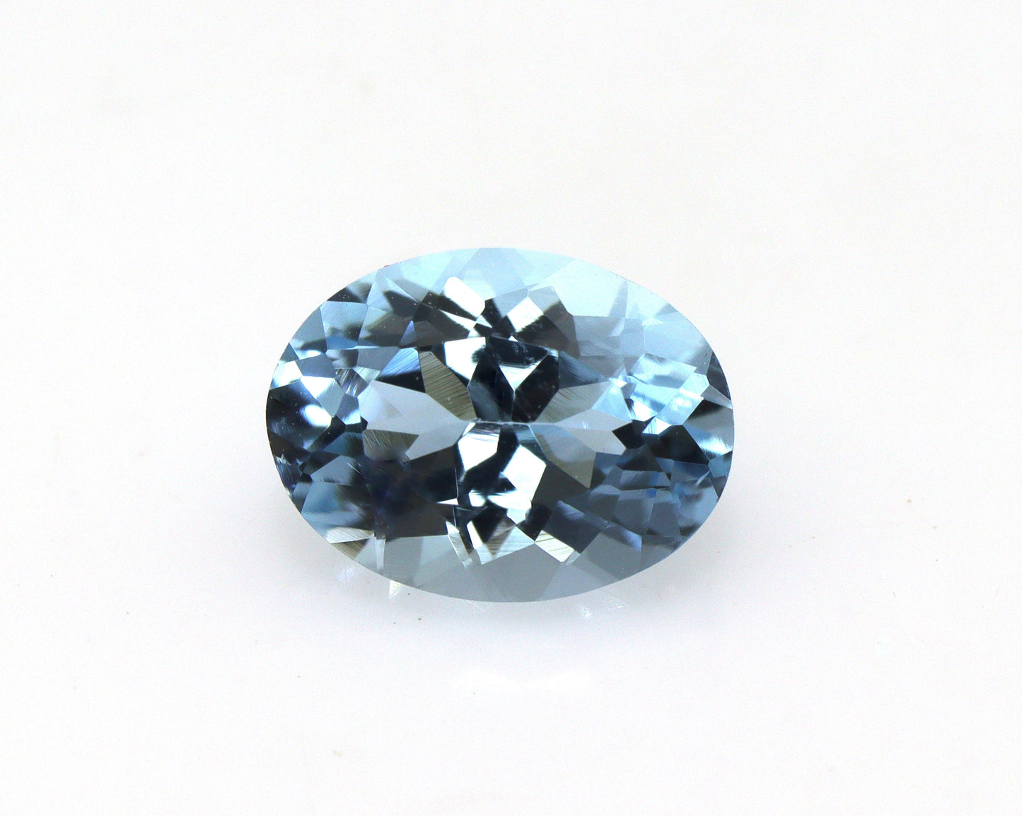 1.48 Ct Oval Aquamarine 8.6x6.5 mm | AAA+ Dark Blue Gemstone | March Birthstone | Loose Aquamarine for Ring, Pendant, Fine Jewelry