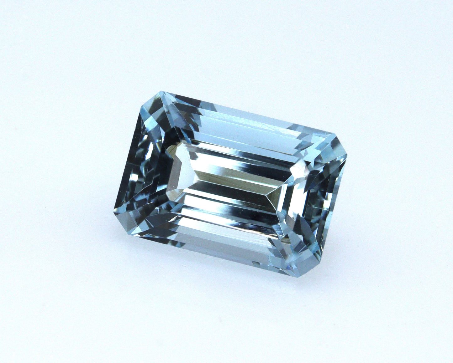 2.6 Ct AAA Natural Aquamarine Emerald Cut | Medium Blue Octagon Gemstone, March Birthstone Custom Ring Stone | Loose Aquamarine Manufacturer