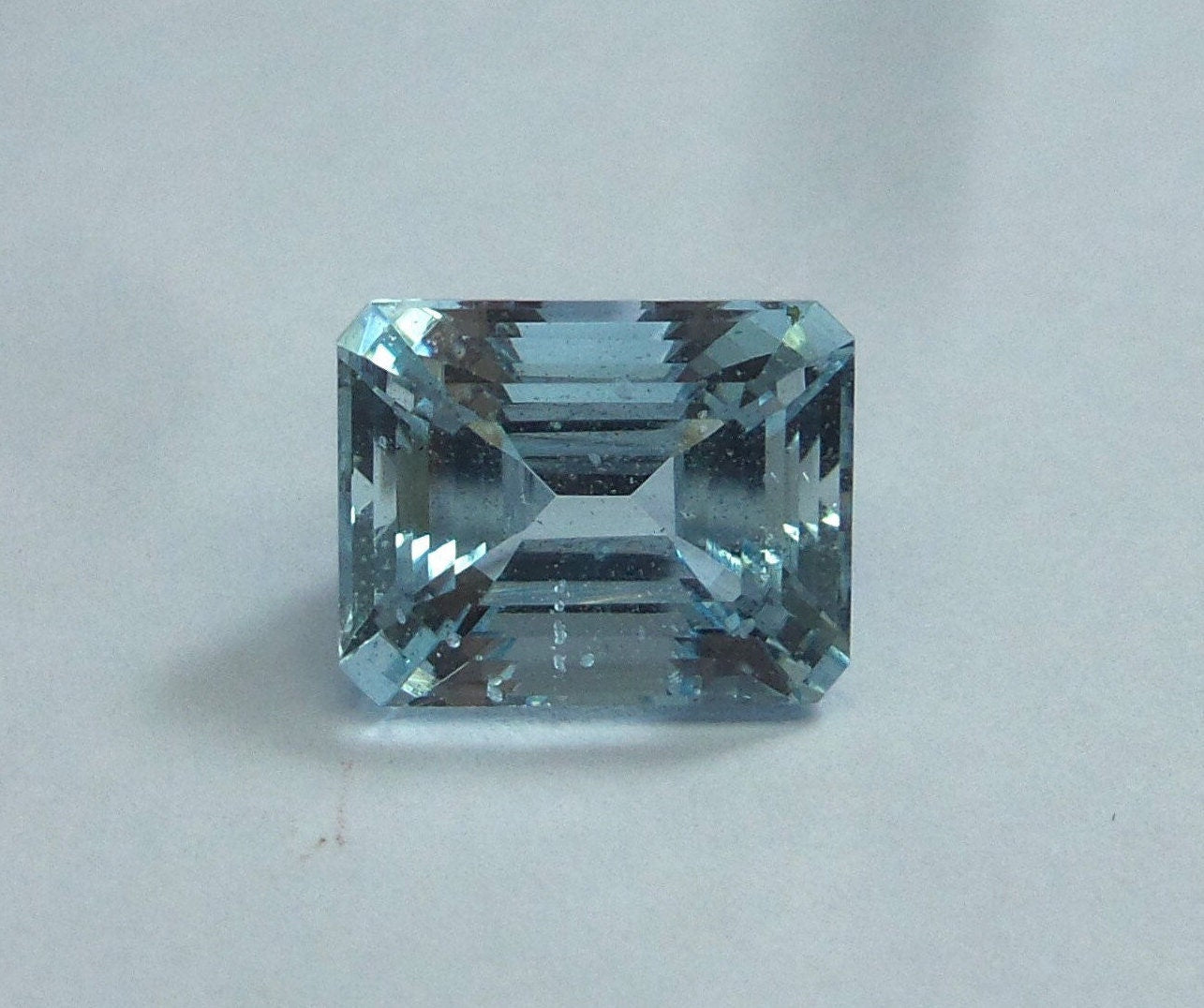 6.5 Ct Natural Aquamarine Emerald Cut | Large Blue Aquamarine Gemstone | March Birthstone | Octagon Loose Aquamarine for Ring Pendant
