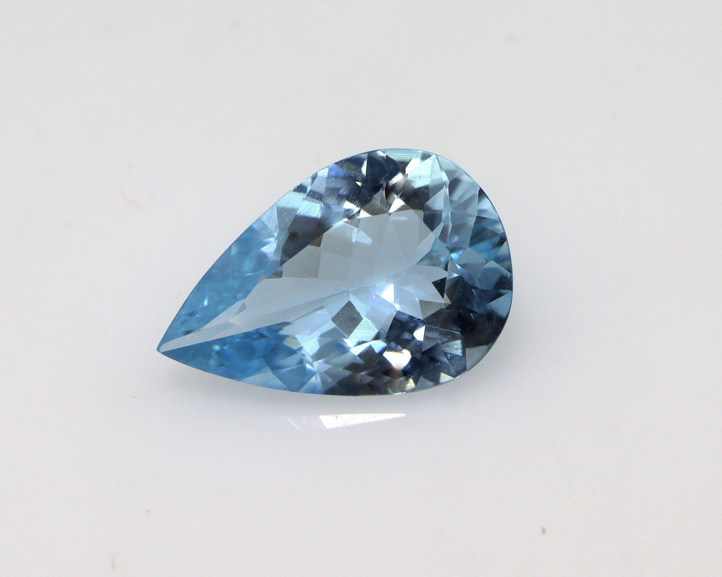 2 Ct Dark Blue Aquamarine Pear Cut | AAA+ Top Blue Gemstone | Eye Clean Natural Aquamarine | Engagement Ring Gem | Engagement Ring Gem