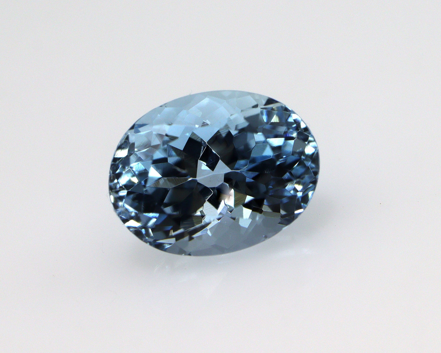 2 Ct Natural Aquamarine Oval Cut Gemstone | Deep Blue Aquamarine | March Birthstone | Micro Faceted Oval for Ring or Necklace Jewelry