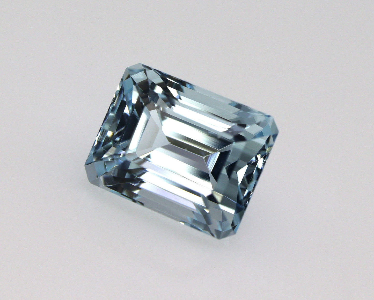 2.29 Ct AAA Natural Aquamarine Emerald Cut (8.1x6.5 mm) – Light Blue Loose Gemstone | March Birthstone