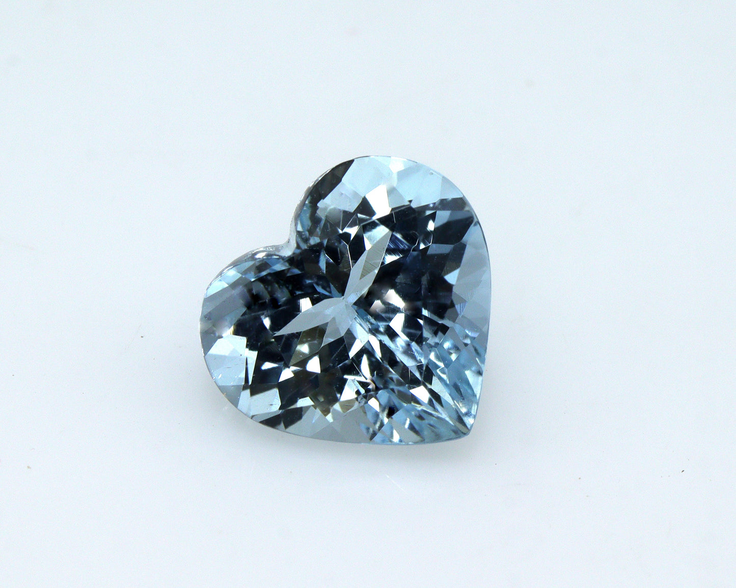 1.95 Ct AAA+ Blue Aquamarine Heart | Natural Eye Clean Unheated Gemstone for Engagement Ring or Pendant