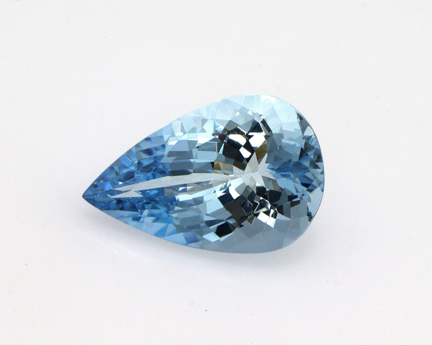 AAA+ Natural Aquamarine 3.2 Ct Pear Cut | Top Medium-Dark Blue | Loupe Clean | Unheated | March Birthstone | Perfect for Ring or Pendant