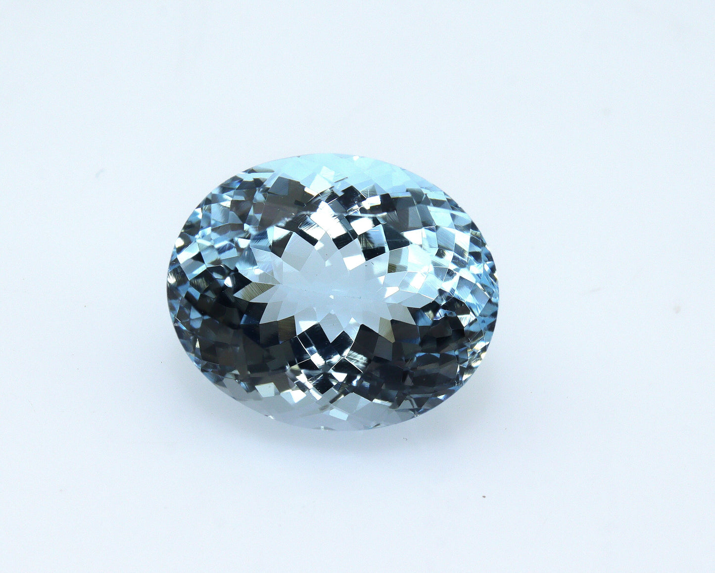 HIGH QUALITY! 5.4 Ct AAA+ Natural Aquamarine Oval, Medium-Dark Blue Loose Gemstone, Oval Cut Engagement Ring Stone