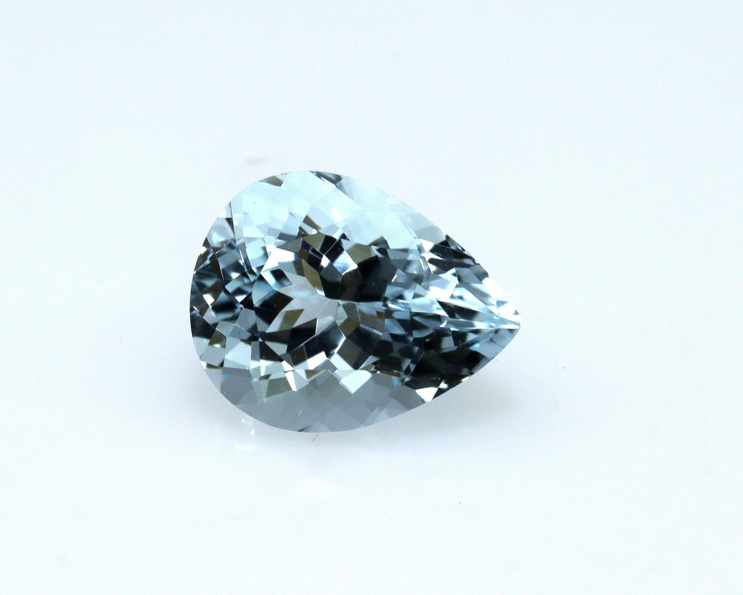 2.1 Ct AAA Natural Aquamarine Pear Cut | Medium Blue Aquamarine | March Birthstone | Loupe Clean Loose Gemstone for Ring or Pendant