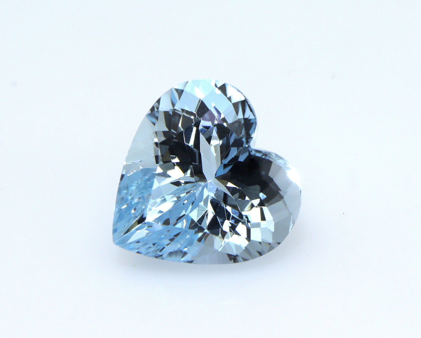 5.9 Ct AAA+ Natural Aquamarine Heart Cut | Blue, Eye Clean, Unheated Gemstone for Ring or Pendant