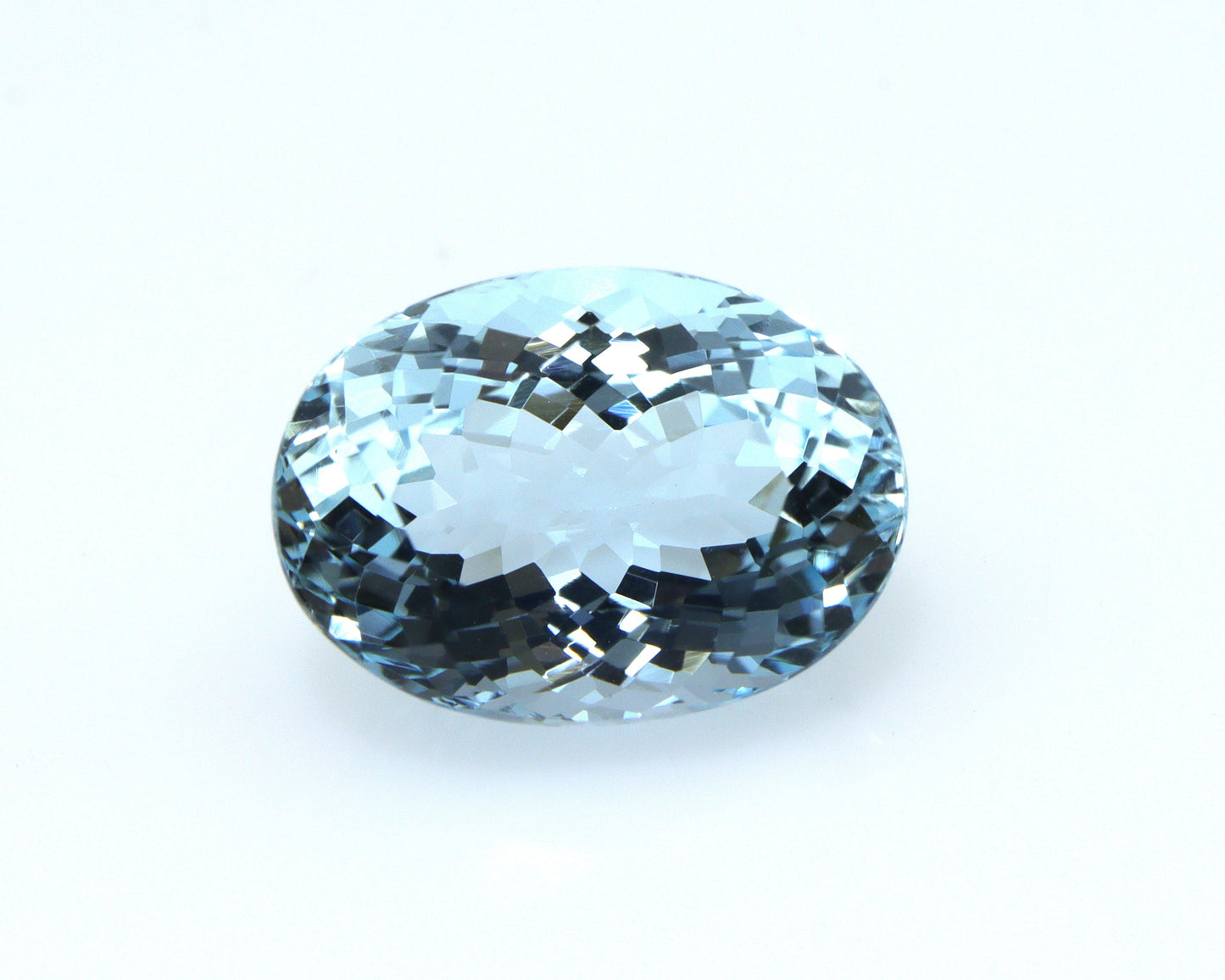 5.5 Ct AAA+ Natural Aquamarine Oval Cut 13.5x9.8 mm, Loupe Clean Medium Blue Aquamarine, Large Loose Gemstone for Statement Ring, Lapidary