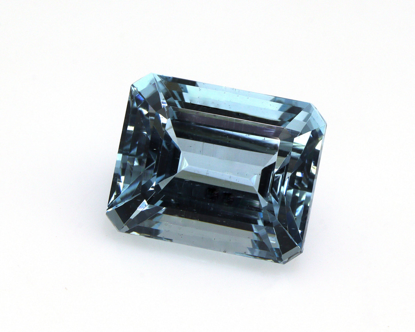 8.1 Ct AAA Natural Aquamarine Emerald Cut Gemstone | Super Blue Aquamarine | March Birthstone | Large Ring or Pendant Stone