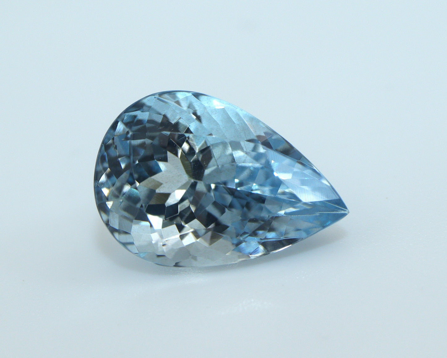 3.3 Ct Natural Aquamarine Pear Cut 12.2x8.4 mm, AAA Loose Gemstone, Medium Blue March Birthstone, Unheated Aquamarine