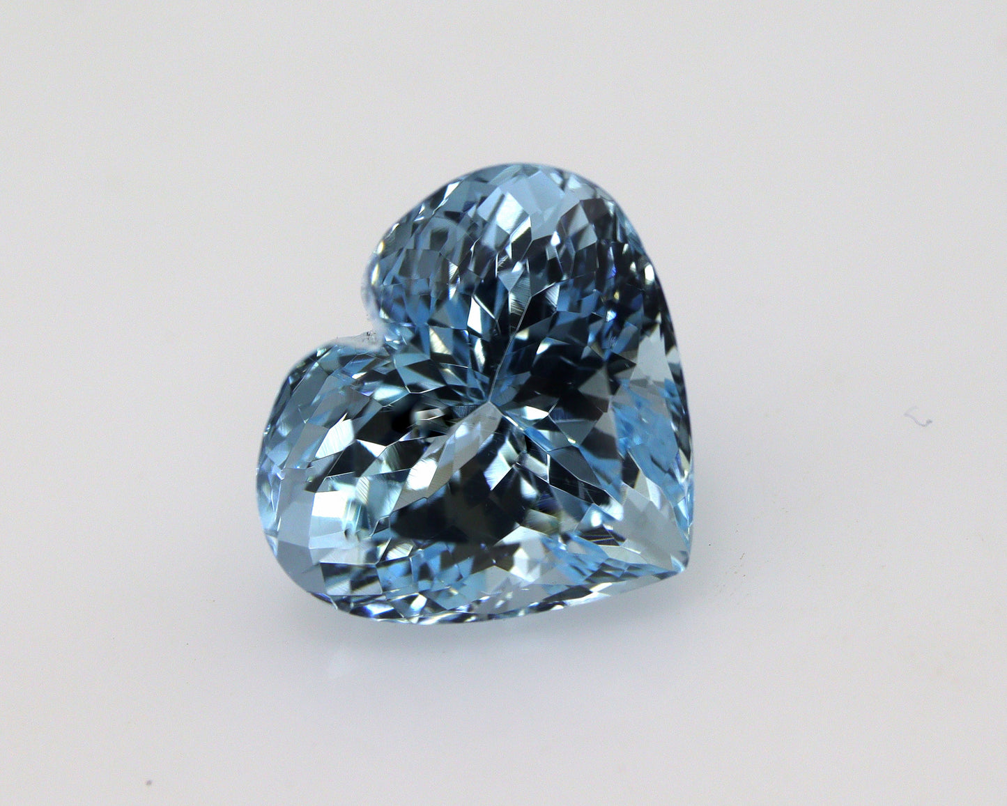 6.1 Ct Aquamarine Heart Cut 12.5x11 mm | AAA+ Natural Blue Gemstone | FINEST QUALITY Loose Aquamarine for Ring, Pendant, Necklace