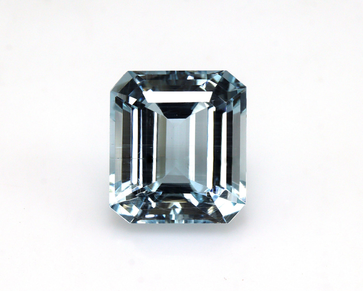8.1 Ct Aquamarine Emerald Cut Gem, 12.9x11.5mm Ocean Blue Solitaire, For Ring or Necklace, Emerald Cut Necklace, BIG Aquamarine Solitaire