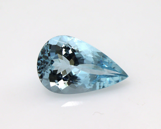 4.2 Ct AAA+ Natural Aquamarine Pear Cut Gemstone | Pure Blue Aquamarine | March Birthstone | Top Grade Stone for Ring or Pendant