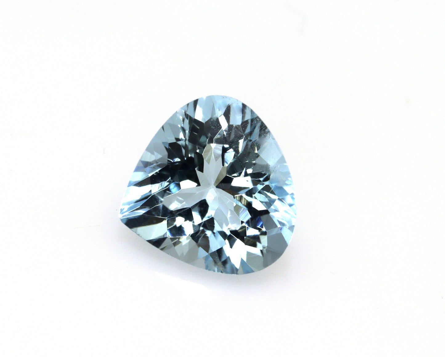 2 Ct Aquamarine Heart Cut 9x8.8 mm | AAA Natural Blue Gemstone | March Birthstone | Loose Aquamarine for Ring, Pendant, Necklace