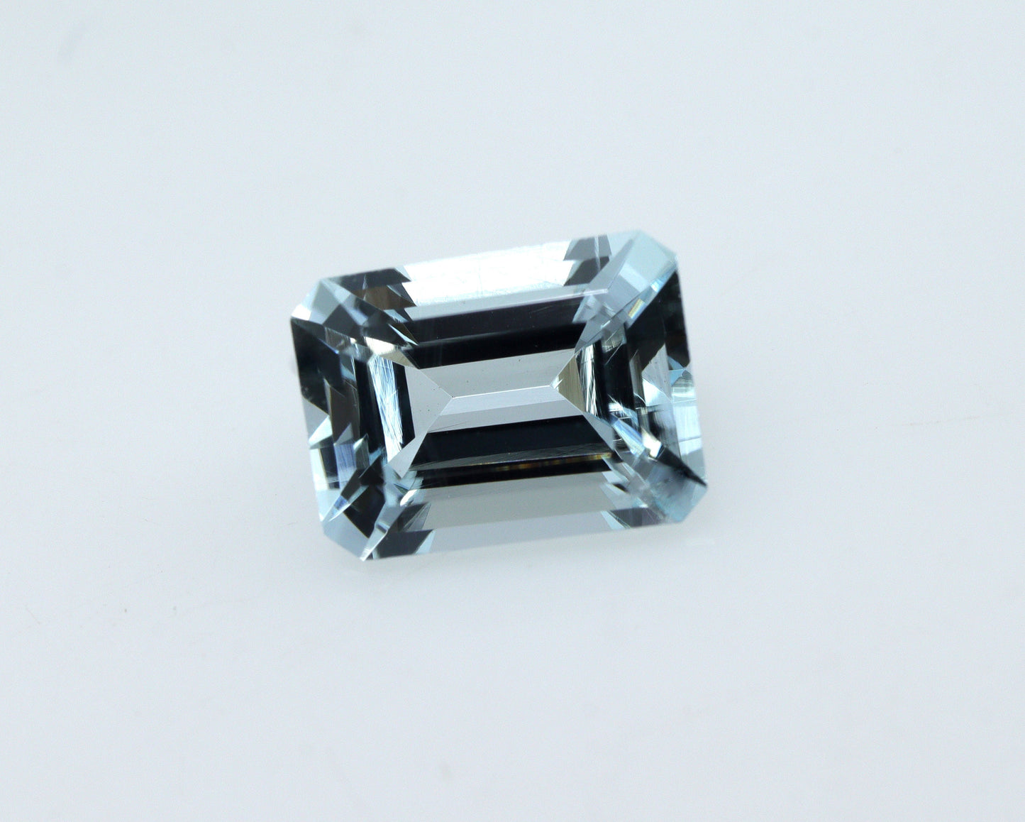 AAA 1.67 Ct Natural Aquamarine Emerald Cut, 8.3x6 mm Light Blue Octagon Gemstone, Aquamarine Ring Stone, March Birthstone Pendant