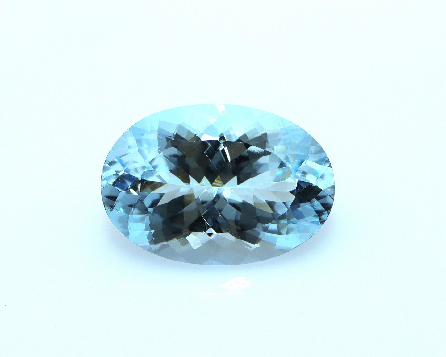 Big Blue Aquamarine 9.7 Ct, Natural Oval Cut AAA+ Quality, Saturated Sea Blue • No Heat • Loupe Clean Gemstone for Pendant/Ring