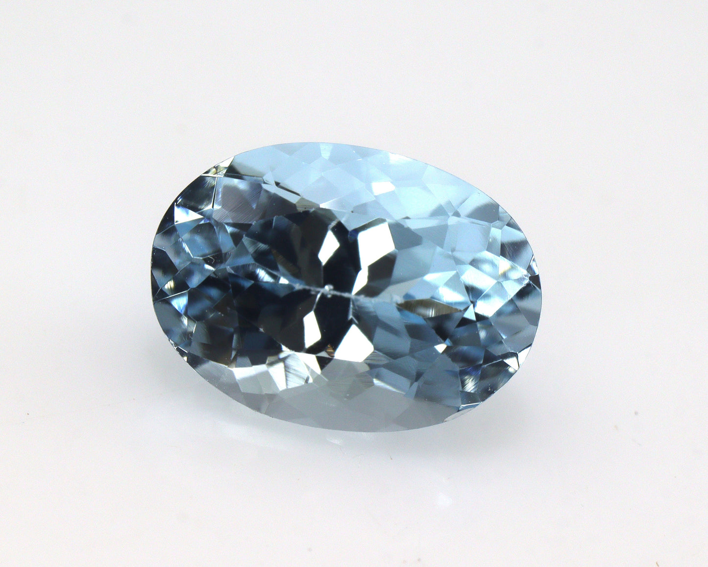 AAA 3.3 Ct Natural Aquamarine Oval Cut 11x8 mm | Micro Cut Full Luster | March Birthstone Gem for Ring or Pendant