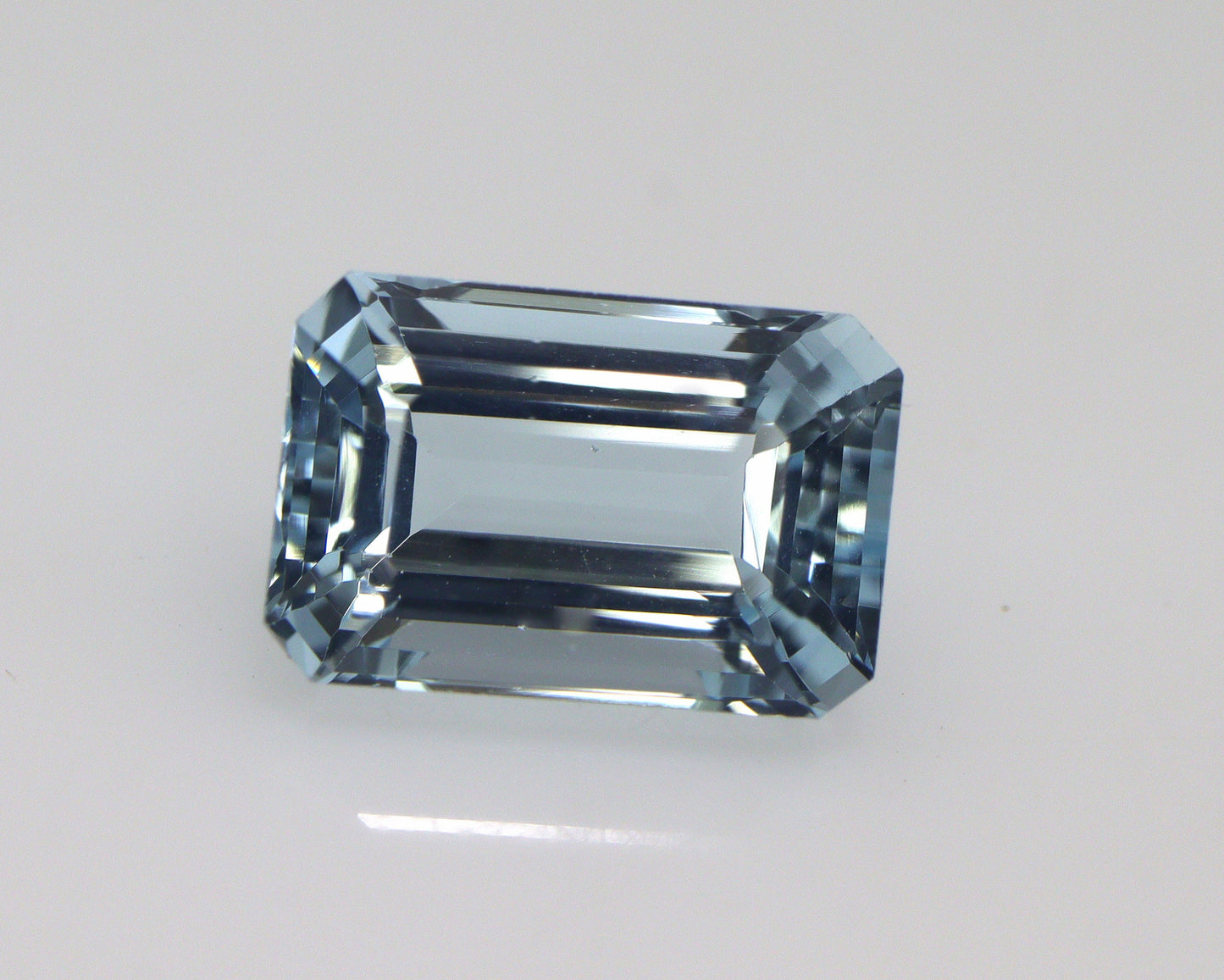 Natural AQUAMARINE Emerald Cut, 8.3x5.6 mm, Dainty Aquamarine Ring, Step Cut Rectangle Aquamarine, Emerald Cut Promise Ring, Stacking Ring