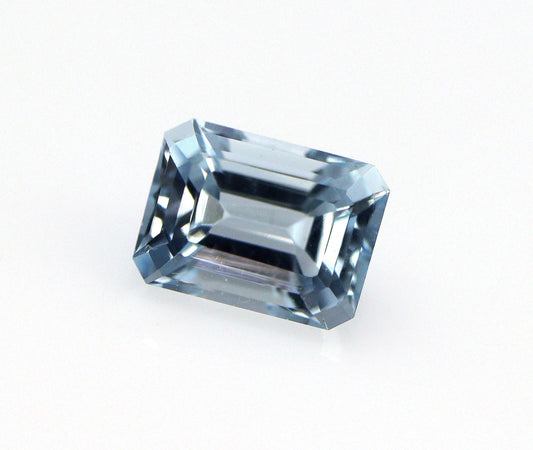 6.2x4.5 mm AAA Natural Aquamarine Emerald Cut, Tiny Loose Aquamarine, For Jewelry Making, East West Ring, Excellent Cut March Birthstone