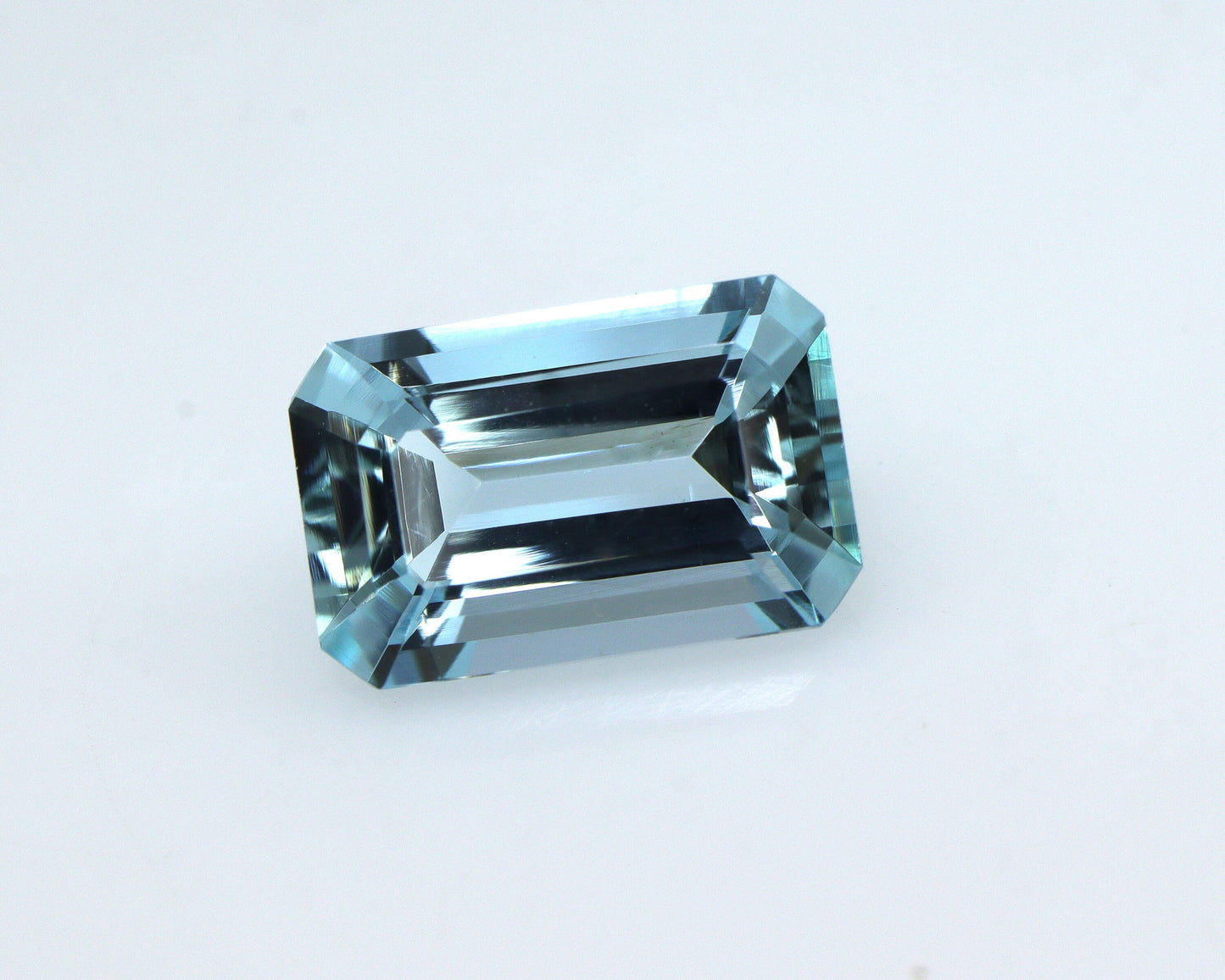 1.8 Ct AAA Natural Aquamarine Emerald Cut (9.3x6 mm) – Medium Blue Loose Gemstone | East-West Ring Stone