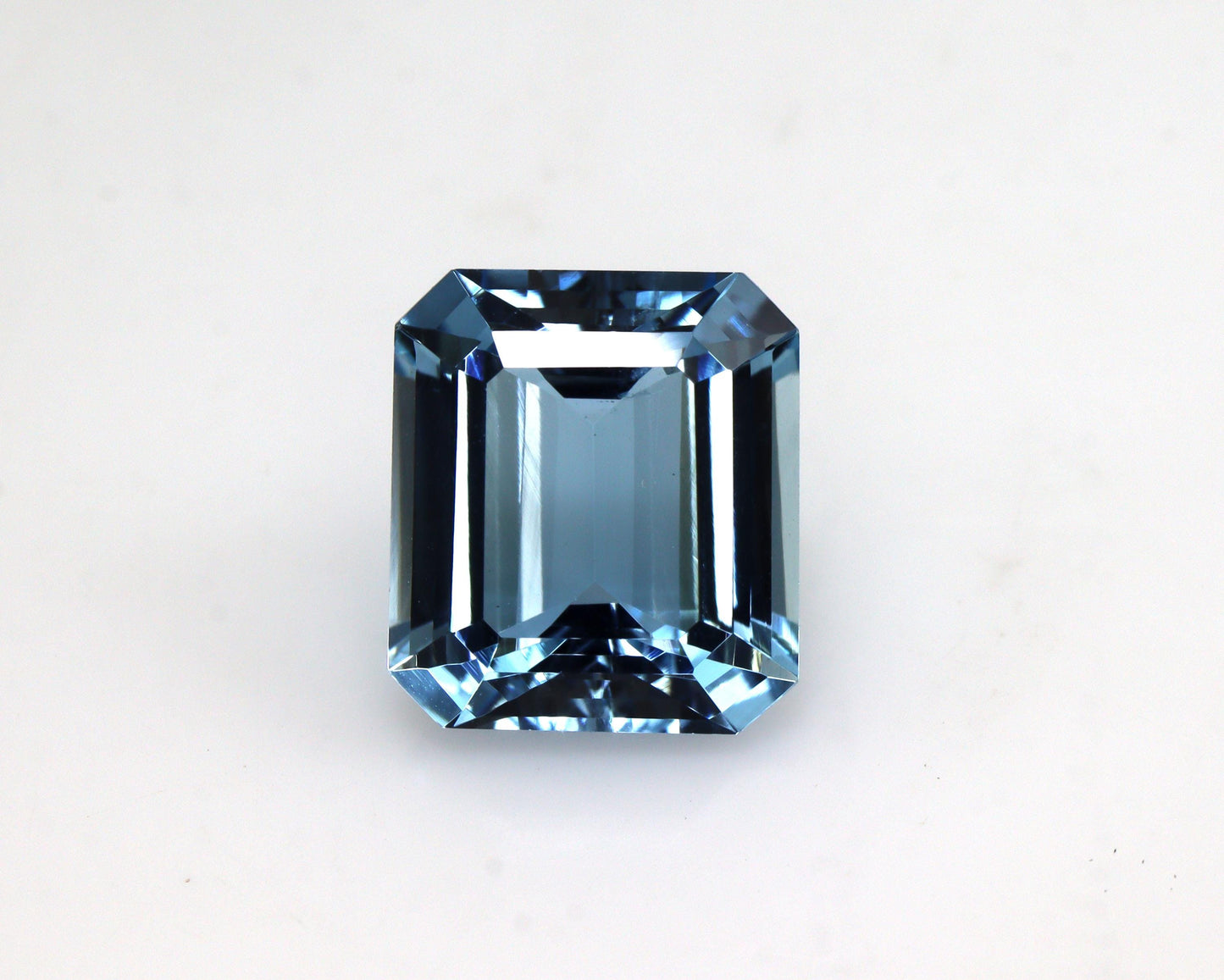 Santa Maria Aquamarine 4.45 Ct | 11x10 mm Dark Blue Emerald Cut Gemstone, Exclusive Natural Stone for Engagement Ring