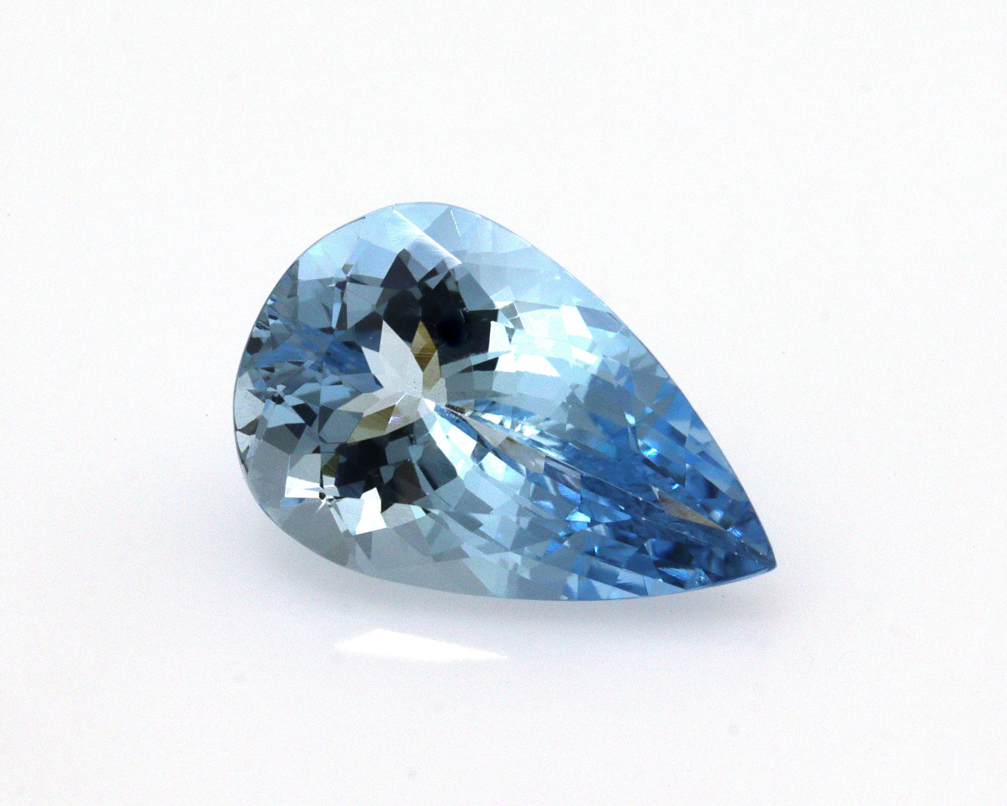 AAA+ Natural Aquamarine 3.2 Ct Pear Cut | Top Medium-Dark Blue | Loupe Clean | Unheated | March Birthstone | Perfect for Ring or Pendant