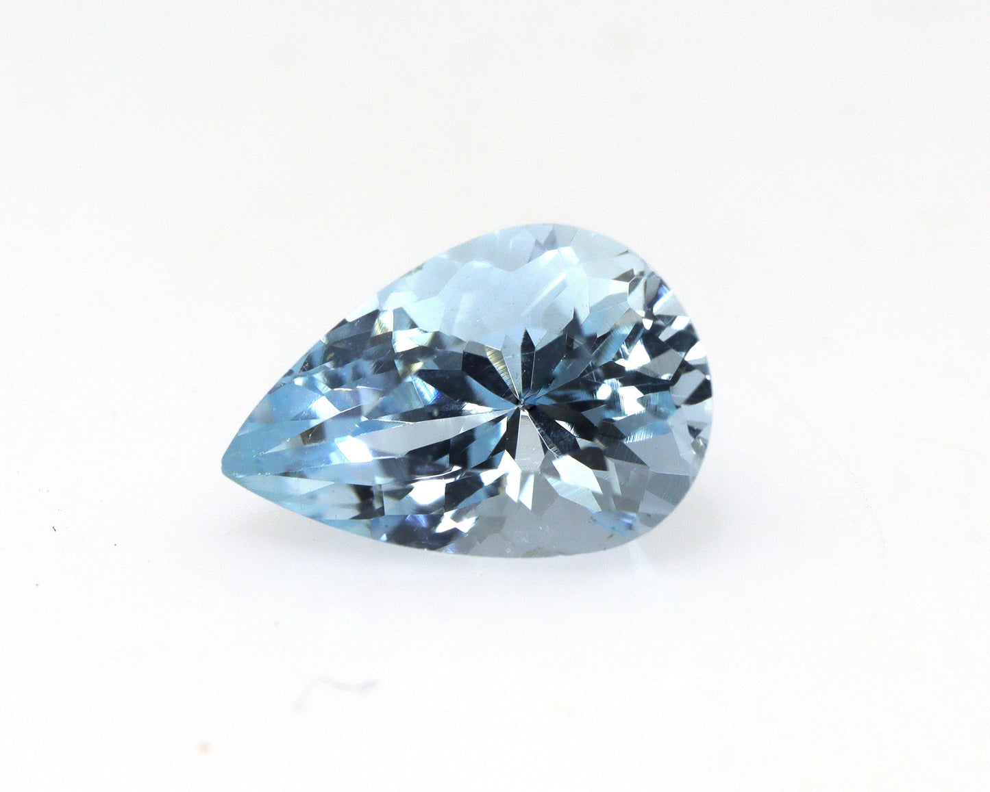 AAA Natural Aquamarine Pear 9x6 mm | 1.3 Ct Blue Gemstone | No Heat Untreated Aquamarine | March Birthstone | Engagement Ring Supply