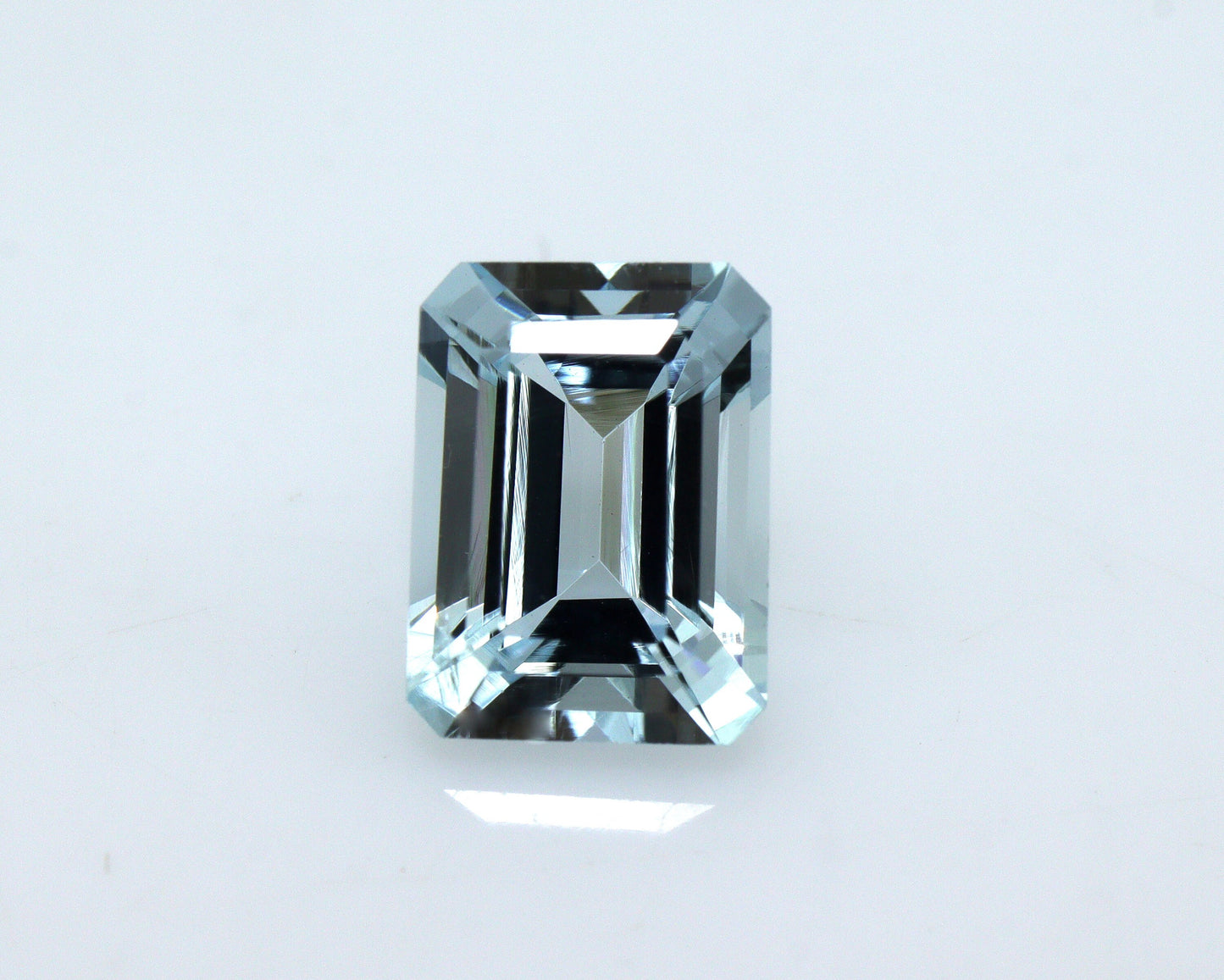 AAA 1.67 Ct Natural Aquamarine Emerald Cut, 8.3x6 mm Light Blue Octagon Gemstone, Aquamarine Ring Stone, March Birthstone Pendant