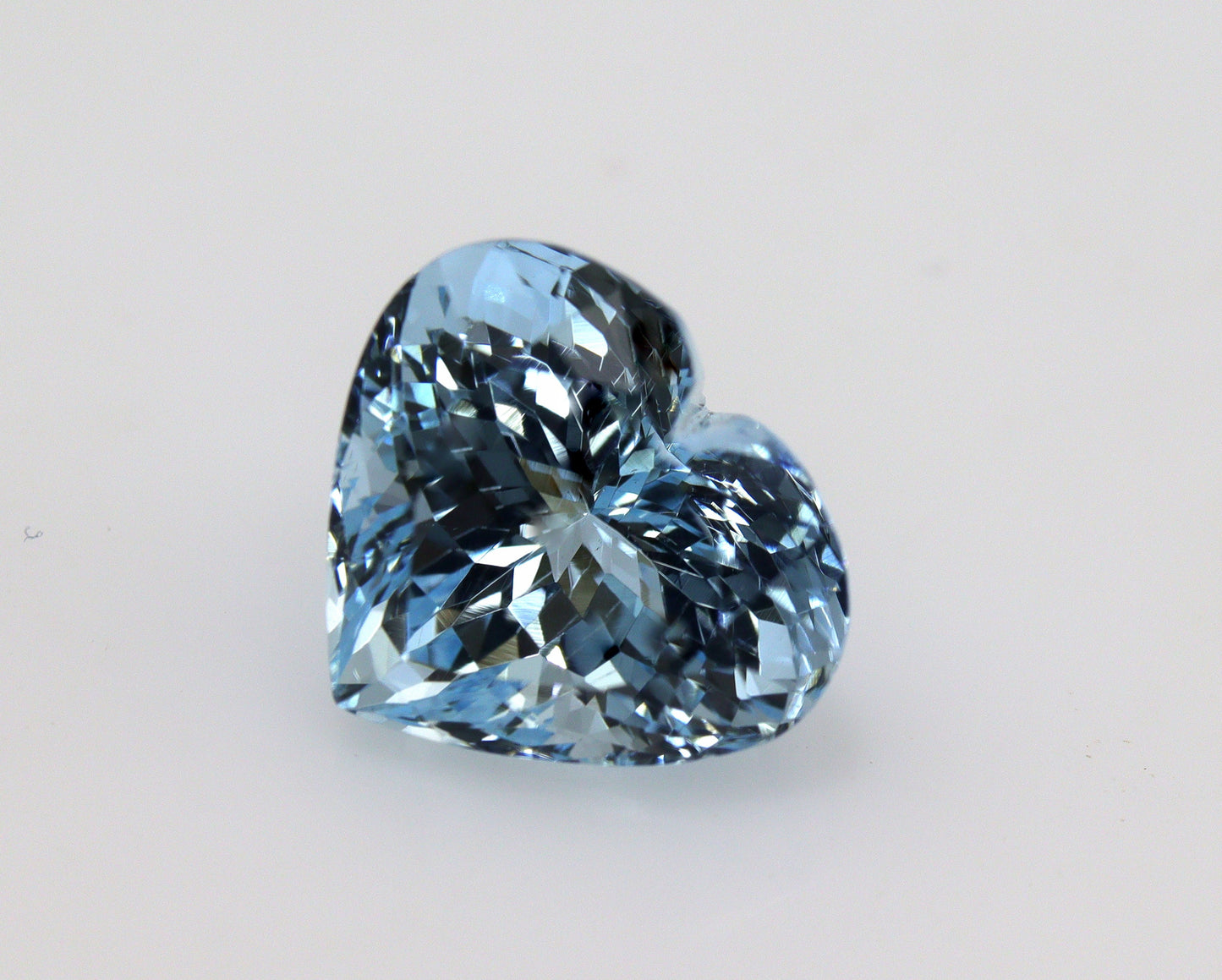 6.1 Ct Aquamarine Heart Cut 12.5x11 mm | AAA+ Natural Blue Gemstone | FINEST QUALITY Loose Aquamarine for Ring, Pendant, Necklace