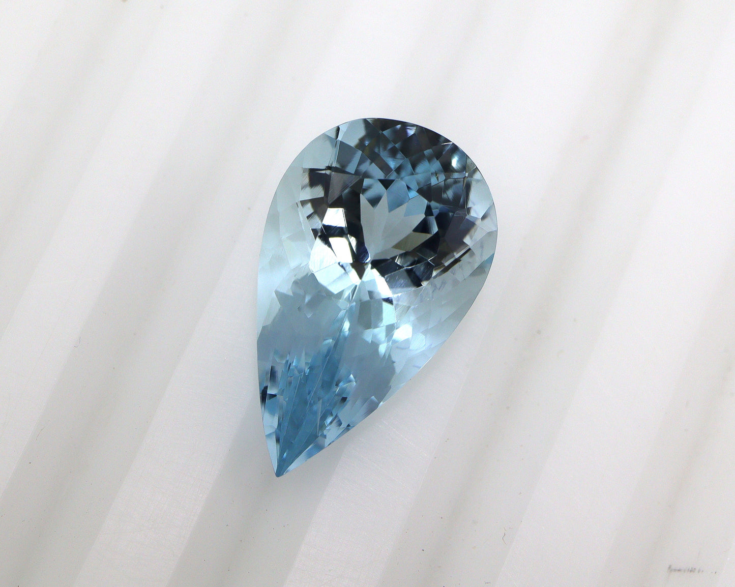 5.3 Ct Aquamarine Pear Cut 16.4x9.9 mm | AAA+ Natural Blue Gemstone | March Birthstone | Loose Aquamarine for Ring, Pendant, Jewelry