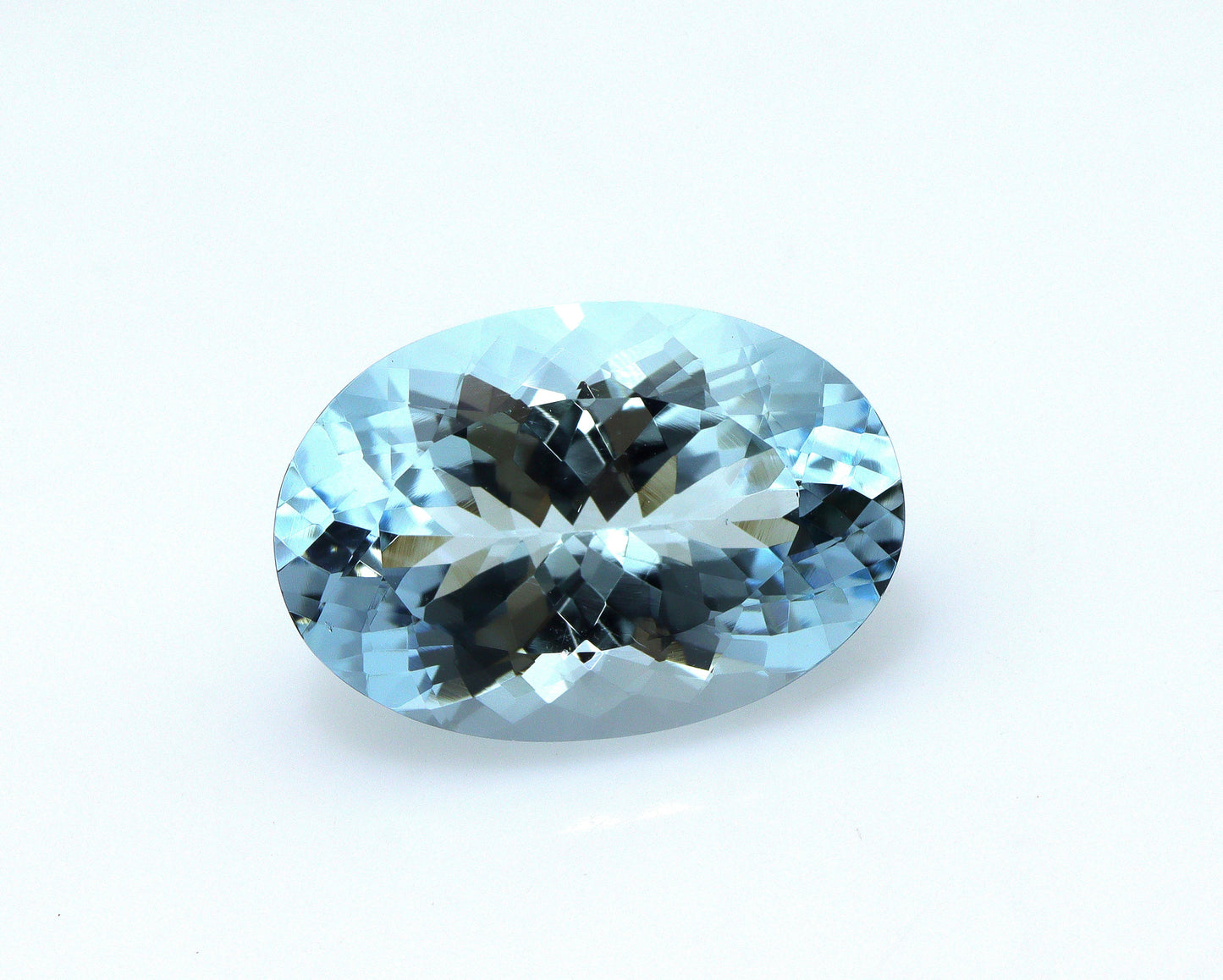 Big Blue Aquamarine 9.7 Ct, Natural Oval Cut AAA+ Quality, Saturated Sea Blue • No Heat • Loupe Clean Gemstone for Pendant/Ring