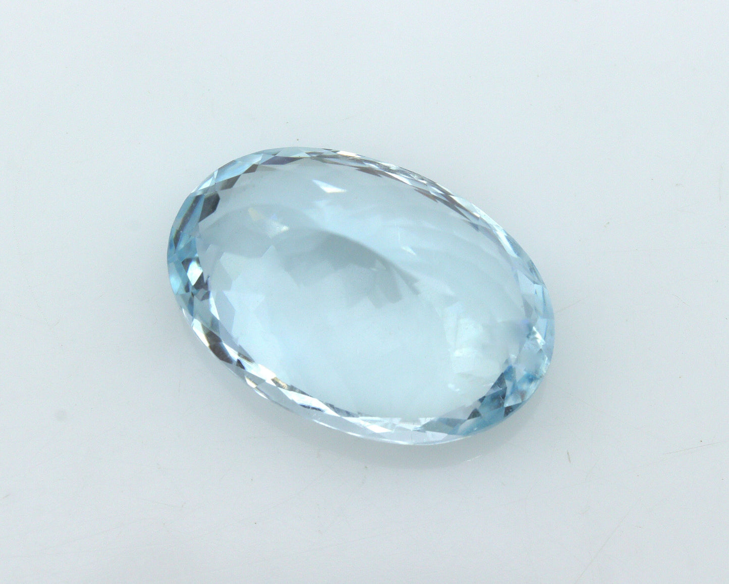 6.5 Ct Natural Aquamarine Oval Cut 15x10.4 mm, Medium Blue Gemstone, Loose March Birthstone, Eye Clean Unheated Aquamarine