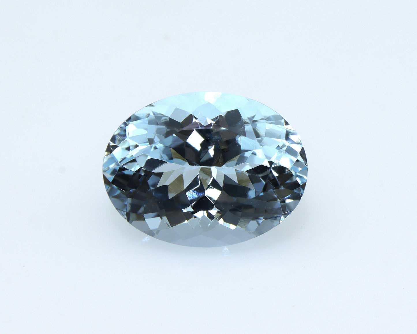 AAA+ 4.6 Ct AAA Natural Aquamarine Oval Cut 12.5x9.5 mm | Top Blue Faceted Gemstone | Loose Aquamarine for Ring, Pendant, Necklace