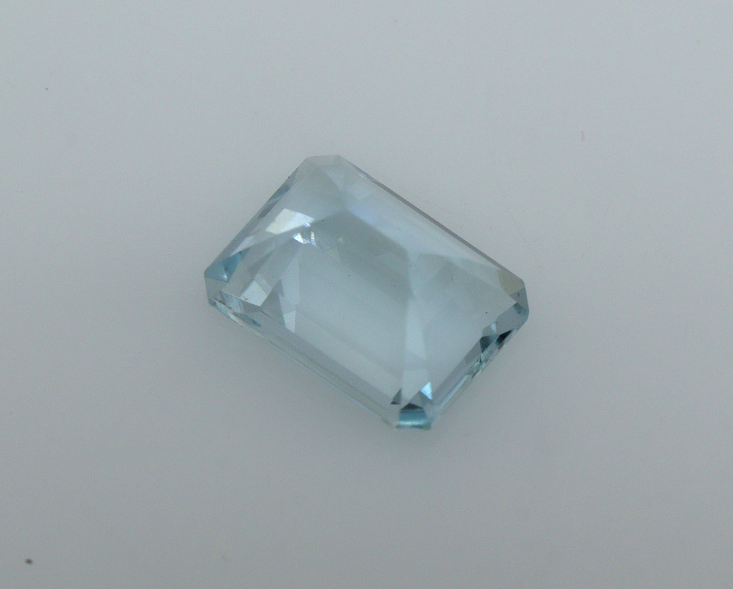 1.6 Ct Aquamarine Emerald Cut, Light Blue Natural Gem, Eye Clean Aquamarine for Ring or Pendant, Dainty Engagement Stone, Solitaire Ring Gem