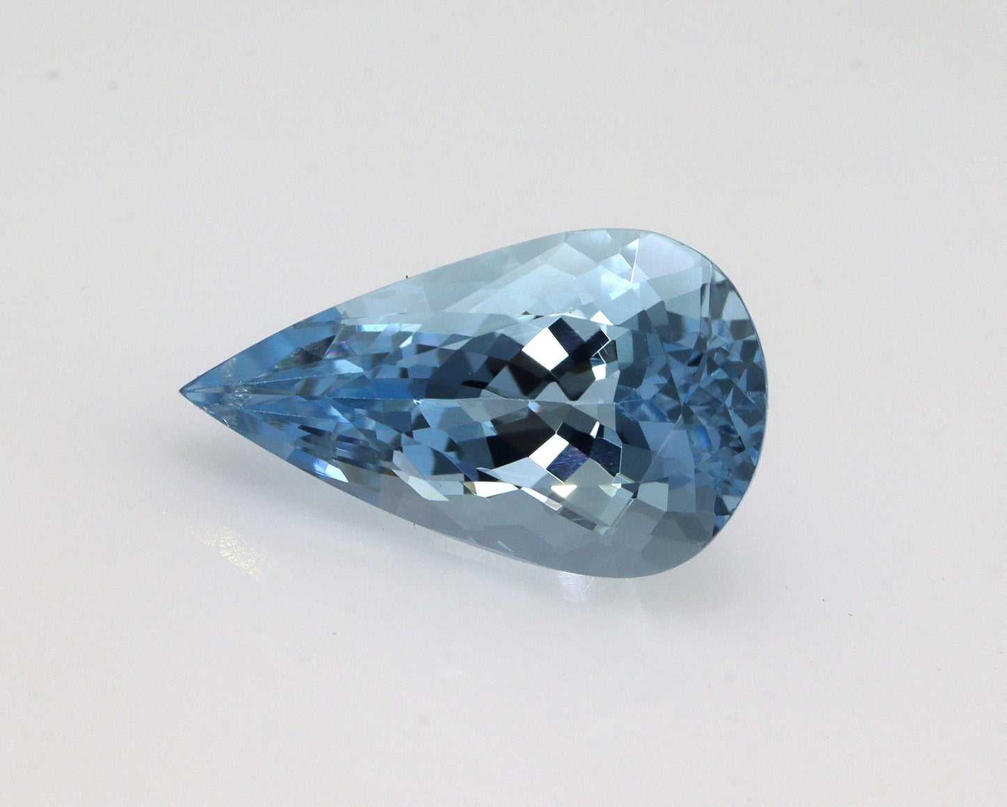 2.28 Ct Dark Blue Aquamarine Pear Cut | AAA+ Natural Gemstone | Loupe Clean | March Birthstone | Aquamarine for Engagement Ring