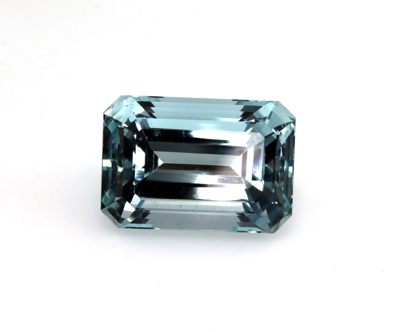 11 Ct Natural Aquamarine Emerald Cut, 15.5×10.7 mm Unheated, Real Large Emerald Cut Aquamarine for Engagement Ring | Medium Blue Eye Clean