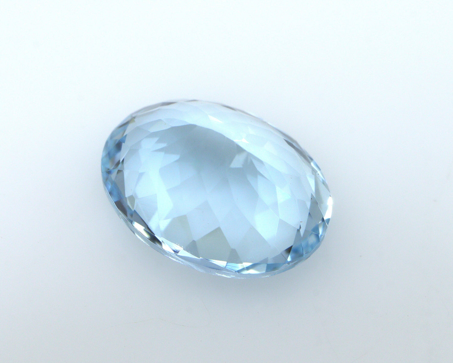 AAA+ 4.6 Ct AAA Natural Aquamarine Oval Cut 12.5x9.5 mm | Top Blue Faceted Gemstone | Loose Aquamarine for Ring, Pendant, Necklace