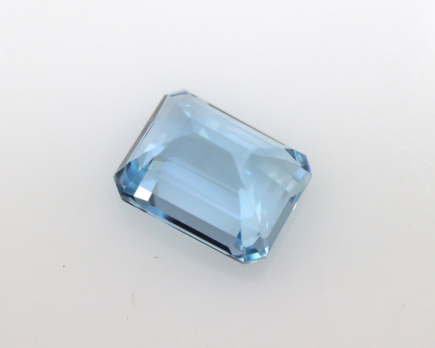 1.6 Cts AAA Natural Aquamarine Emerald Cut – Deep Saturated Blue Gemstone - 7.6x5.9 mm