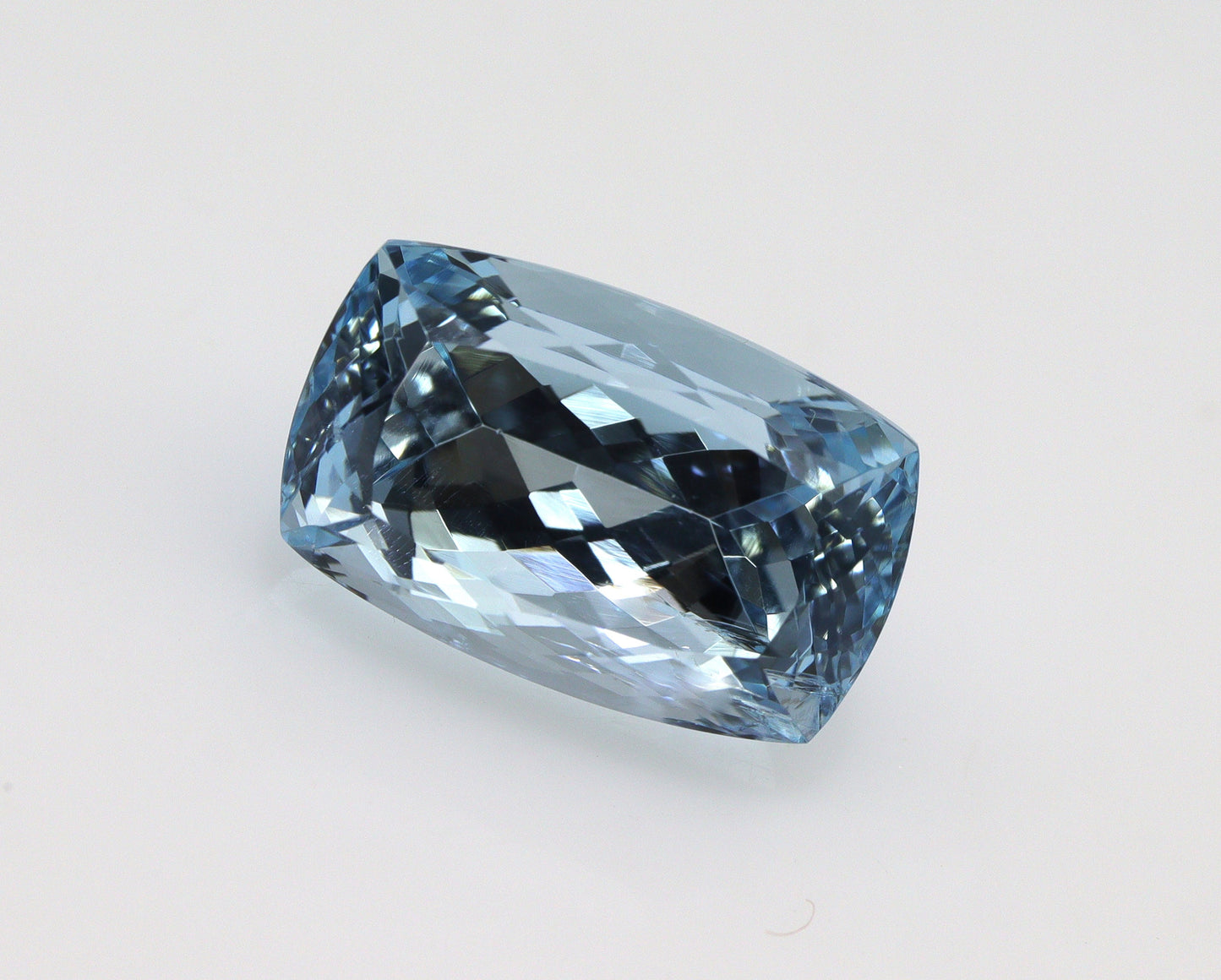 RARE! 9.1 Ct Natural Aquamarine Cushion Cut, AAA+ Medium to Dark Blue Gemstone, Big Aquamarine for Custom Fine Jewelry