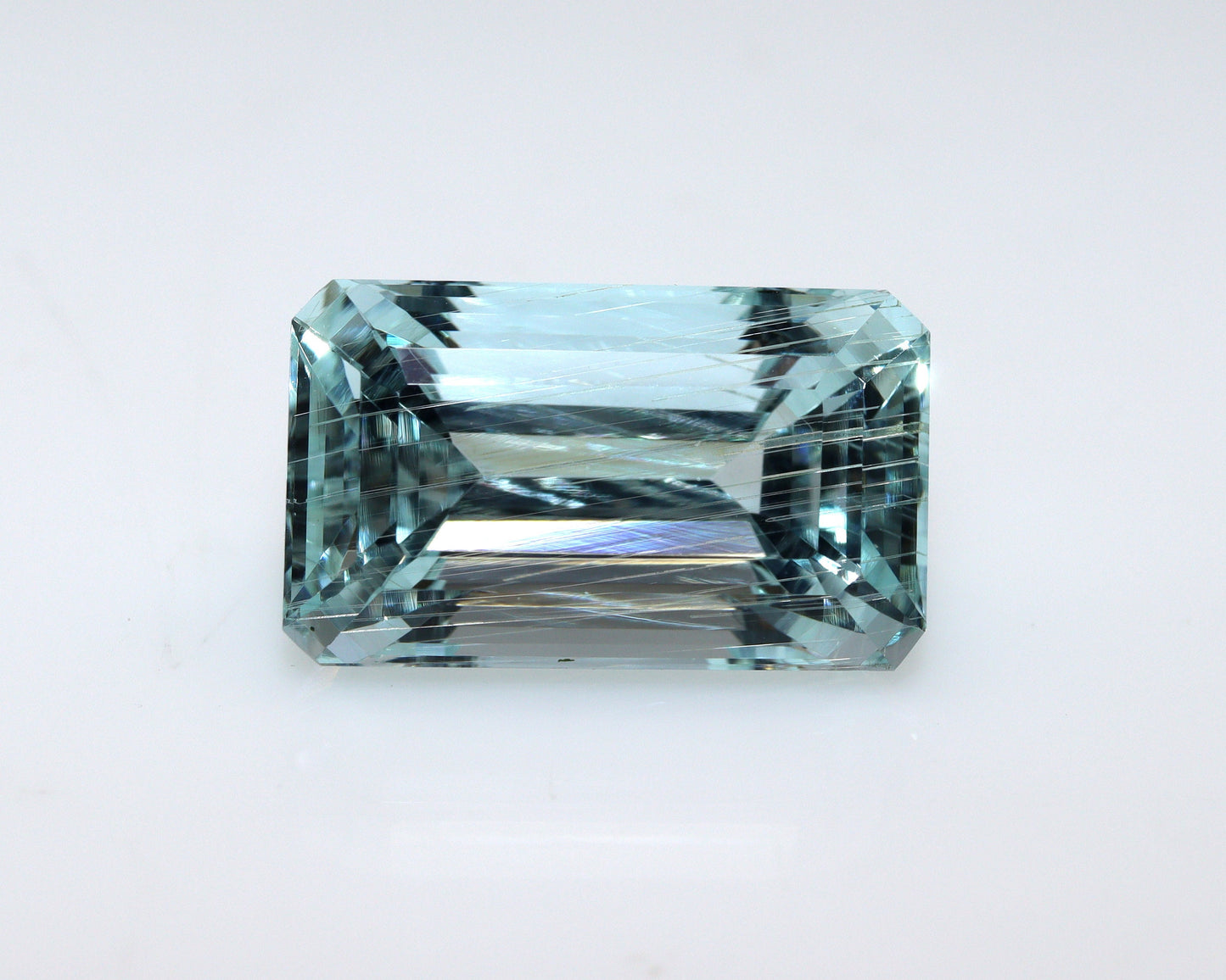 12 Ct Natural Aquamarine Emerald Cut, 16.9x10 mm Light Blue Gemstone, Statement Ring Gem, Loose March Birthstone, Custom Jewelry Stone
